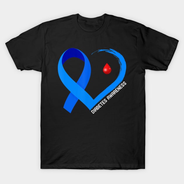 Diabetes Awareness Warrior Gift T-Shirt by thuylinh8
